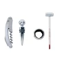 4-pieces wine set | Incl. thermometre
