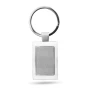 Rechthoekige sleutelhanger | Metaal | Premium