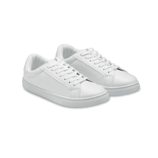 Sneakers | PU & rubber | Size: 37 | Lightweight | Incl. laces | white