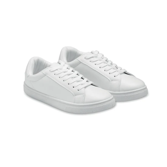 Sneakers | PU & rubber | Maat: 38 | Lichtgewicht | Incl. veters | white