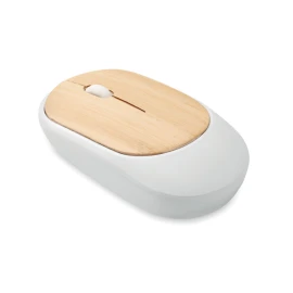 Wireless Mouse In Bamboo Curvy