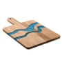Tagliere | Legno di acacia | Dettaglio in resina epossidica | Prodotto naturale