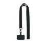 Cordón para teléfono | Poliéster | 2x55cm | Con soporte para teléfono y hebilla de seguridad