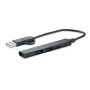 USB hub | Recycled aluminium | 4 ports | 19cm