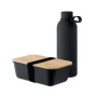 Lunch gift set | Recycled stainless steel & recycled PP | 2 pieces | High quality