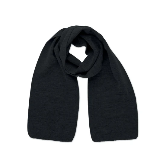 Scarf | rPET | 18x150cm | Stretchable | High quality | Black