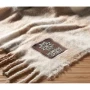 Blanket | rPET | Mohair feel | Hand-rolled fringes | With printable card