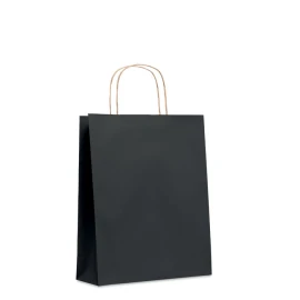 Middelgrote geschenktas | Gerecycled papier 90g/m² | 25x11x32 cm | Gemaakt in Europa