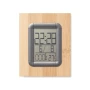 Penholder & LCD Clock | Bamboo | Eco