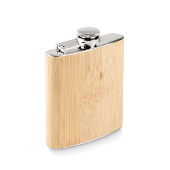 Hip flask | Bamboo | 175ml | beige