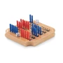 Set de sous-verres | Liège & MDF | 10,6x10,6x7cm | Jeux de société imprimés | Cadeau amusant