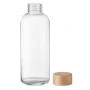 Waterfles | Glas | 650 ml | Bamboe dop
