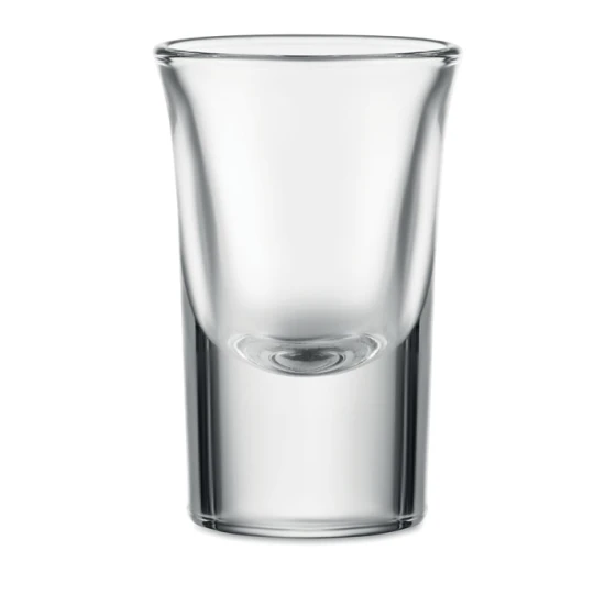 Shotglas | Herbruikbaar | Voor sterke drank | 28ml | transparant