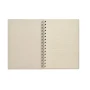 A5 Notizbuch | RPET & Graspapier | 80 Blatt | Spirale