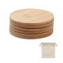 Lot de 6 sous-verres en bambou bayin | 15x12cm