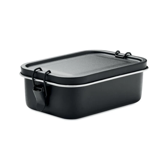 Lunchbox | Roestvrij staal | 750ml | Gekleurd | zwart