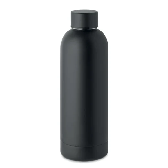 Thermos bottle | Recycled stainless steel | 500ml | Durable | black