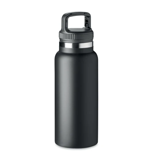 Thermo bottle | Stainless steel | 970 ml | Hook hanger | black