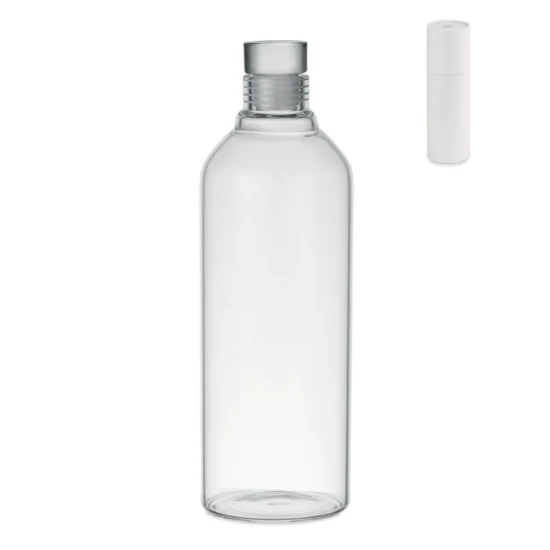Waterfles | Glas | 1L | Grote | transparant