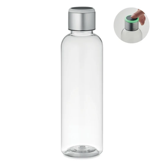 Water bottle | Tritan steel | 500ml | Hydration reminder | transparent