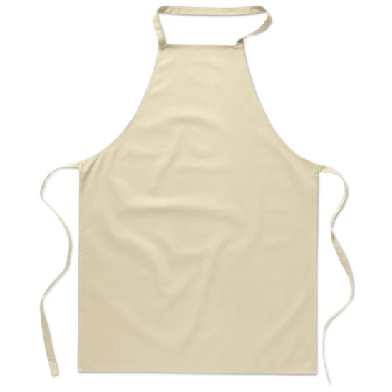 Apron | Cotton 180 g/m² | Many colours | Embroidery | beige