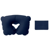 Coussin de voyage gonflable | 18 x 12 cm | Pochette en velours
