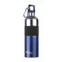 Stainless steel bottle | 750 ml | Single walled | With rubber grip and carabiner hook