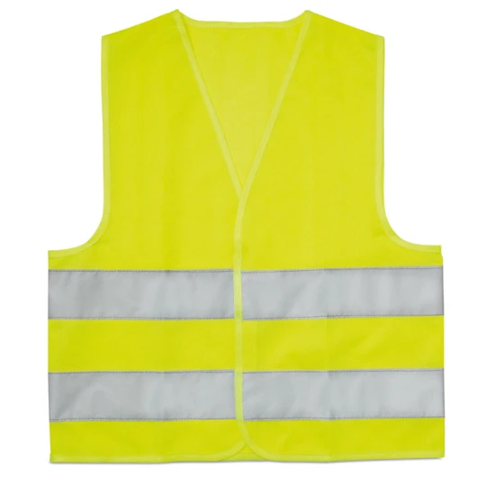 Veiligheidsvest | Polyester | Voor kinderen | EN17353 gecertificeerd | geel