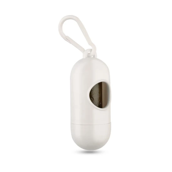 Waste bag dispensers | PP | Ø4,1X10 cm | Includes 10 waste bags | white