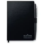 A5 notebook | 144 pages | Hard PU cover | Pen included