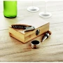 3-tlg. Weinset | Bambus-Design | Bambus-Geschenkbox