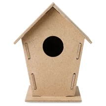 Vogelhuisje | MDF | 17,5 x 12 x 3,4 cm | Duurzaam