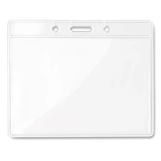 Transparante badge | PVC | 10x8cm | transparant