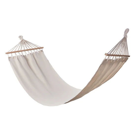 Hammock in polycotton | Maximum of 120 kg | 194 x 81 cm | beige