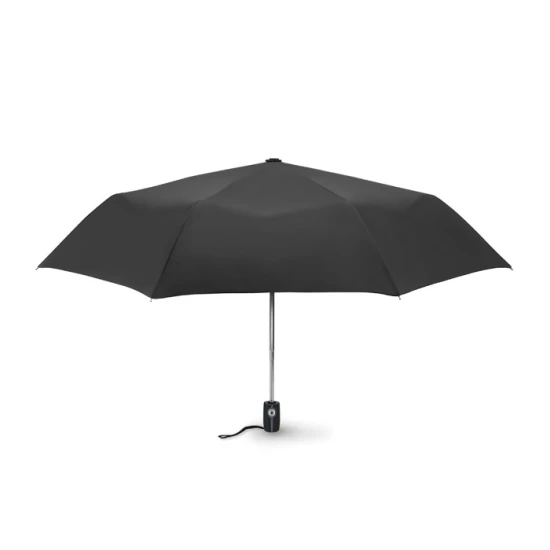 Kleine paraplu | 190T pongee | 97 cm | Stormbestendig | Automatisch | Premium | zwart
