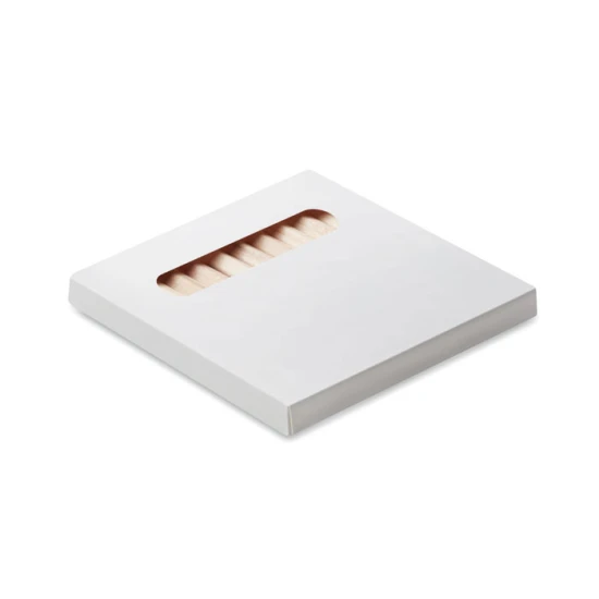 Adult drawing set | Paper | 14x1x10cm | 12 pencils &10 cards | white