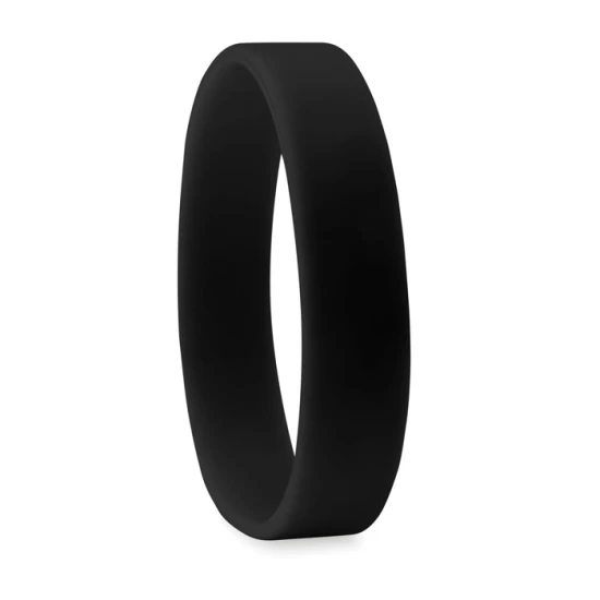 Bracelet | Silicone | Ø6X1cm | Multiple coloris | noir