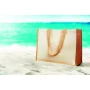 Boodschappentas | Jute, katoenband & canvas | 42x19x33cm | Lange hengsels