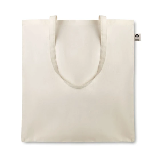 Tote bag | 105g/m2 | Organic cotton | Long handles | beige