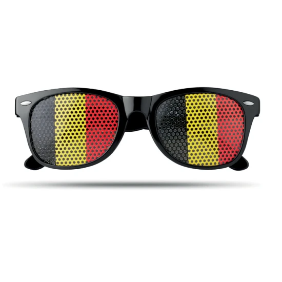 Sunglasses | PP | With country flag lenses | black