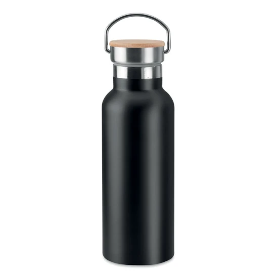 Thermosfles | Roestvrij staal | 500 ml | Dubbelwandig | Bestseller | Zwart