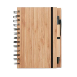 Bamboo Notebook With Pen