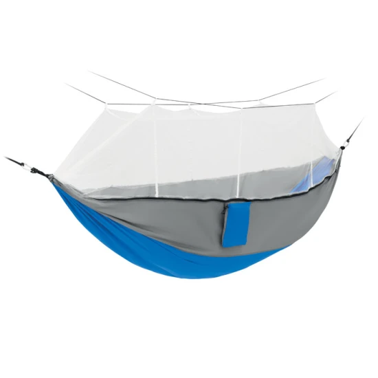 Hammock | Integrated mosquito net | 260 x 140 cm | royal blue