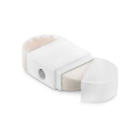 Eraser | PET plastic | Incl. sharpener