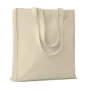 Tote bag | 140g/m2 | Coton | Poignées longues | Soufflets | Beige