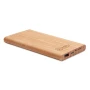 Batterie externe | 6000 mAh | Bambou | Sans fil