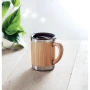 Mug isotherme | Acier inoxydable | 300ml | Avec étui en bambou