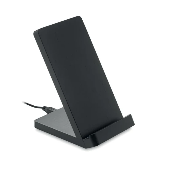 Charging stand | Bamboo | 7.1X8X11.4cm | Compatible with the latest phones | black