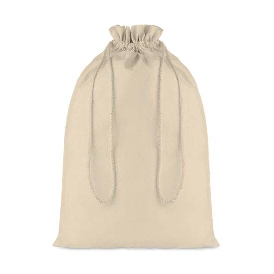 Grote trekkoord tas | 105g/m2 Katoen | 30x47cm | Trekkoord | Beige | beige