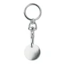Einkaufswagenchip Schlüsselanhänger | Metall | Euro | Ø23,2x2,1 mm